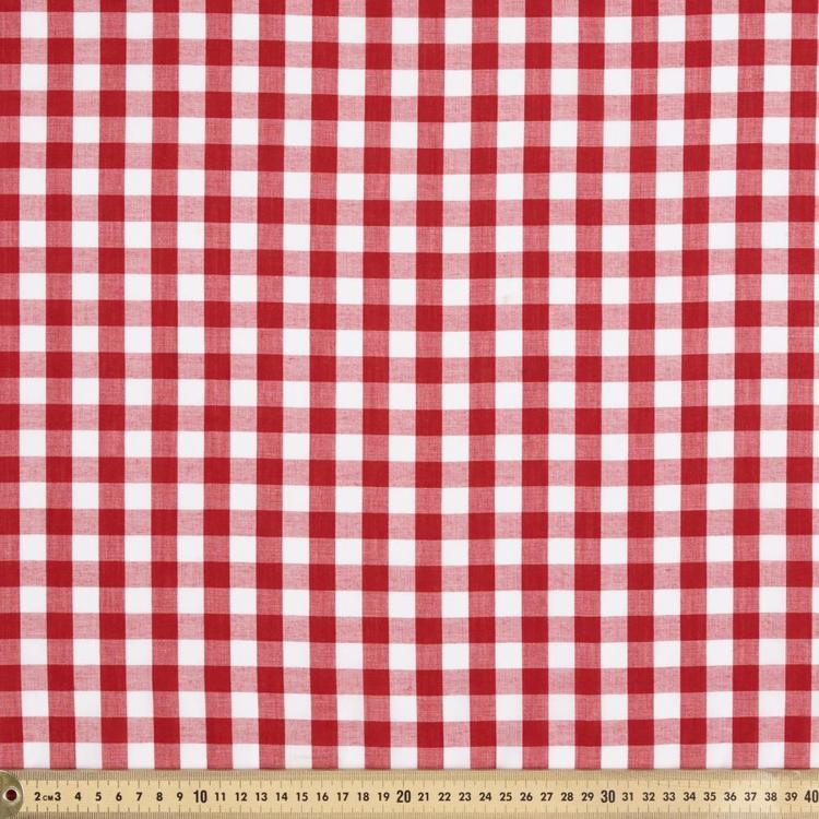 Red 1/2" Gingham